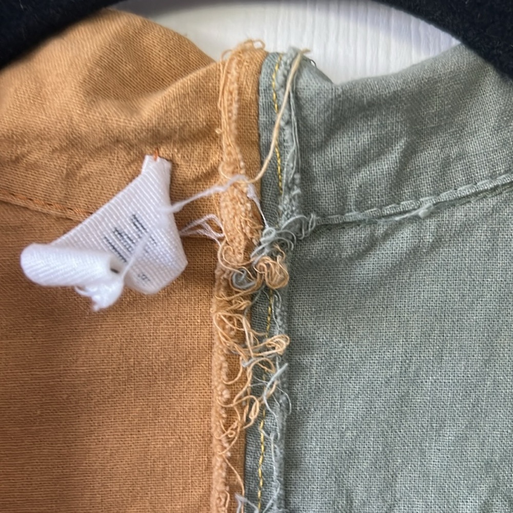 Diy Split Button Down Crop Shirt - image 4